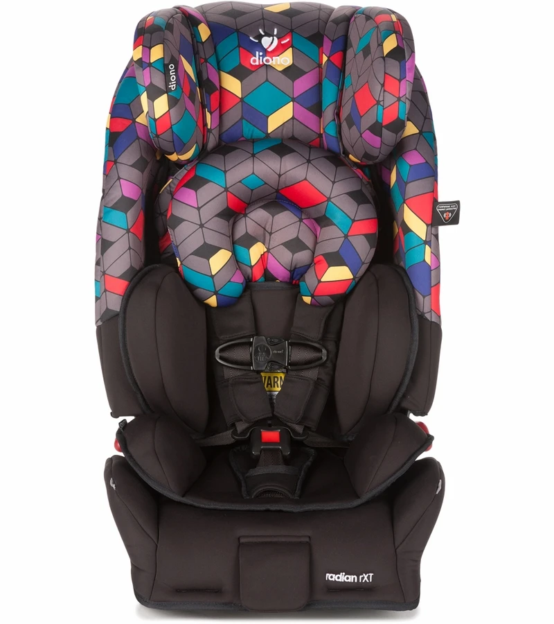 Diono Radian RXT Convertible + Booster Car Seat - Yellow Geo 2 Diono Radian RXT Convertible + Booster Car Seat - Yellow Geo - Image 2