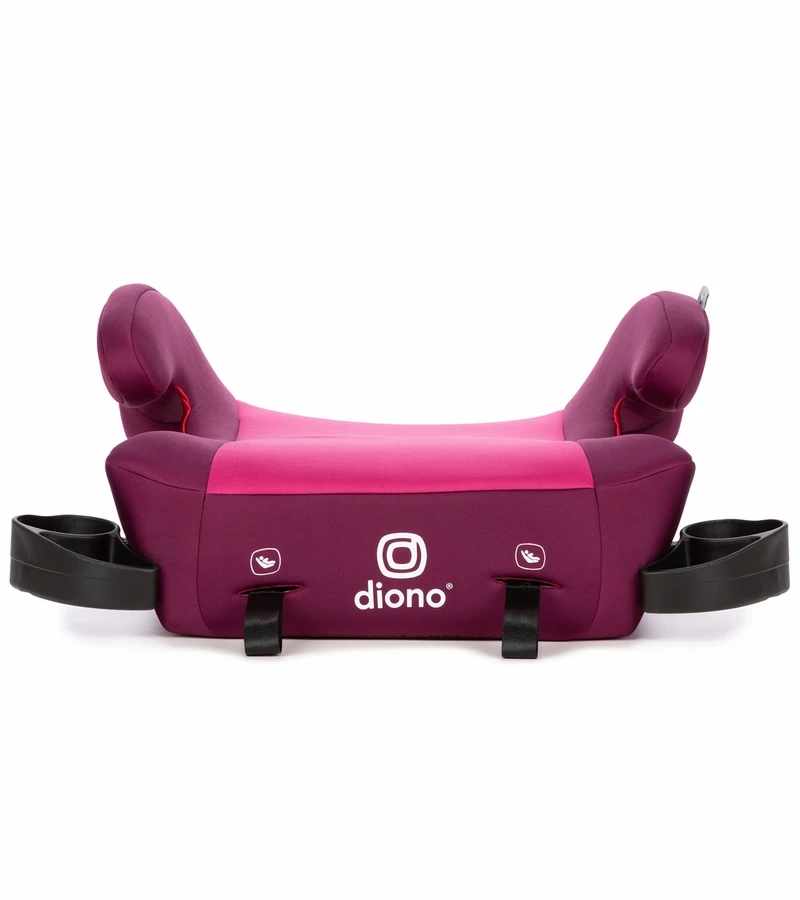 Diono Solana 2 Backless Belt Positioning Booster Car Seat - Pink 2 Diono Solana 2 Backless Belt Positioning Booster Car Seat - Pink - Image 2