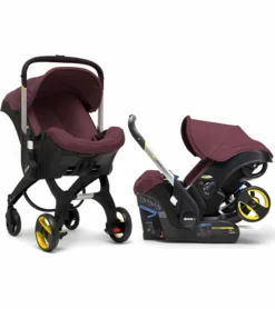 Doona Infant Car Seat & Stroller - Cherry (Burgundy)
