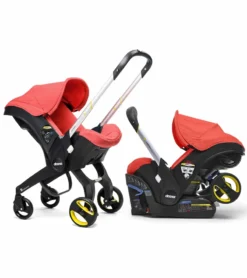 Doona Infant Car Seat & Stroller - Love (Red)