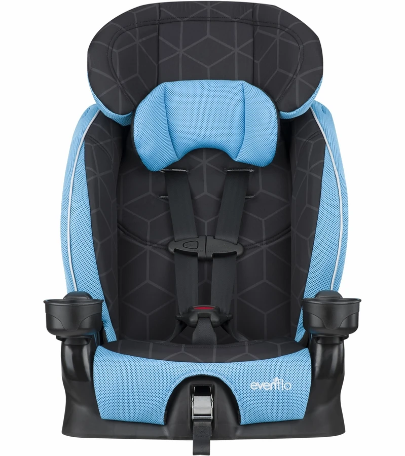 Evenflo Advanced Chase Lx Harness Booster Seat - Glacier Ice 2 Evenflo Advanced Chase Lx Harness Booster Seat - Glacier Ice - Image 2