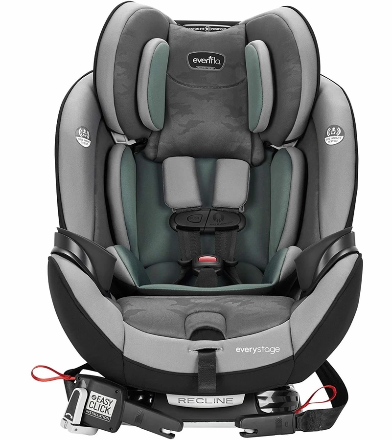 Evenflo EveryStage DLX All-in-One Convertible Car Seat - Highlands 2 Evenflo EveryStage DLX All-in-One Convertible Car Seat - Highlands - Image 2