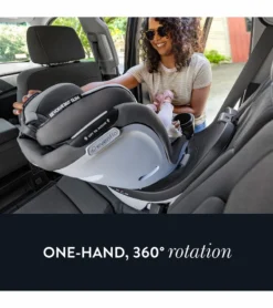 Evenflo GOLD SensorSafe Revolve 360 Slim 2-in-1 Rotational Convertible Car Seat - Pearl -Britax || Graco || Maxi-Cosi Shop evenflo gold sensorsafe revolve 360 slim rotational all in one convertible car seat pearl 127