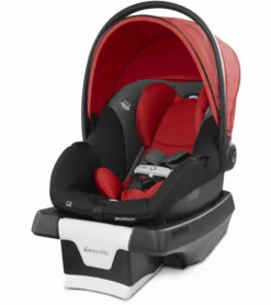 Evenflo GOLD SensorSafe SecureMax Infant Car Seat With SafeZone Load Leg - Garnet Red