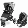 Evenflo GOLD SensorSafe Verge3 Smart Travel System With SecureMax Smart Infant Car Seat - Moonstone Gray