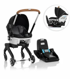 Evenflo GOLD Shyft DualRide Infant Car Seat And Stroller Combo - Moonstone Gray