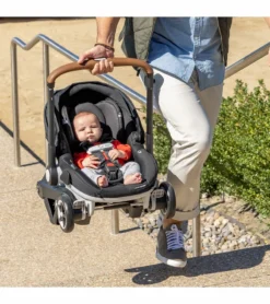 Evenflo GOLD Shyft DualRide Infant Car Seat And Stroller Combo - Moonstone Gray -Britax || Graco || Maxi-Cosi Shop evenflo gold shyft dualride infant car seat and stroller combo onyx black 55 2