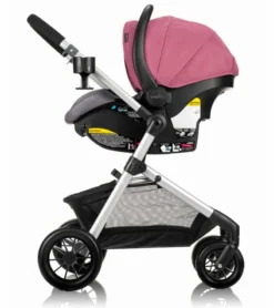 Evenflo Pivot Modular Travel System With Safemax Infant Car Seat - Dusty Rose -Britax || Graco || Maxi-Cosi Shop evenflo pivot modular travel system with safemax infant car seat dusty rose 201