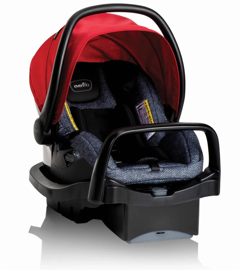 Evenflo Pivot Modular Travel System With Safemax Infant Car Seat - Salsa 5 Evenflo Pivot Modular Travel System With Safemax Infant Car Seat - Salsa - Image 5
