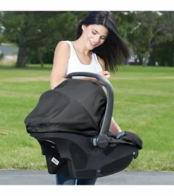 Evenflo Pivot Travel System With SafeMax Infant Car Seat - Casual Gray -Britax || Graco || Maxi-Cosi Shop evenflo pivot travel system with safemax infant car seat casual gray 42