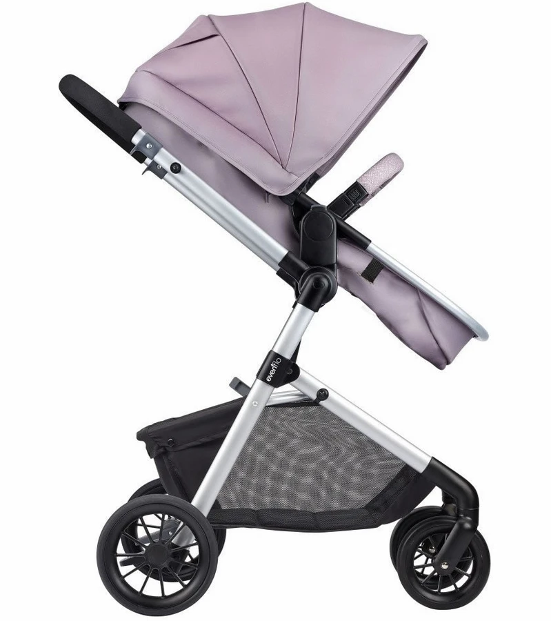 Evenflo Pivot Travel System With SafeMax Infant Car Seat - Sandstone 3 Evenflo Pivot Travel System With SafeMax Infant Car Seat - Sandstone - Image 3