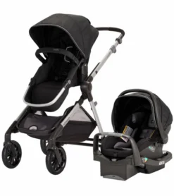 Evenflo Pivot Xpand Modular Travel System With SafeMax Infant Car Seat - Stallion
