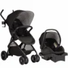 Evenflo Sibby Travel System With LiteMax 35 Infant Car Seat - Charcoal