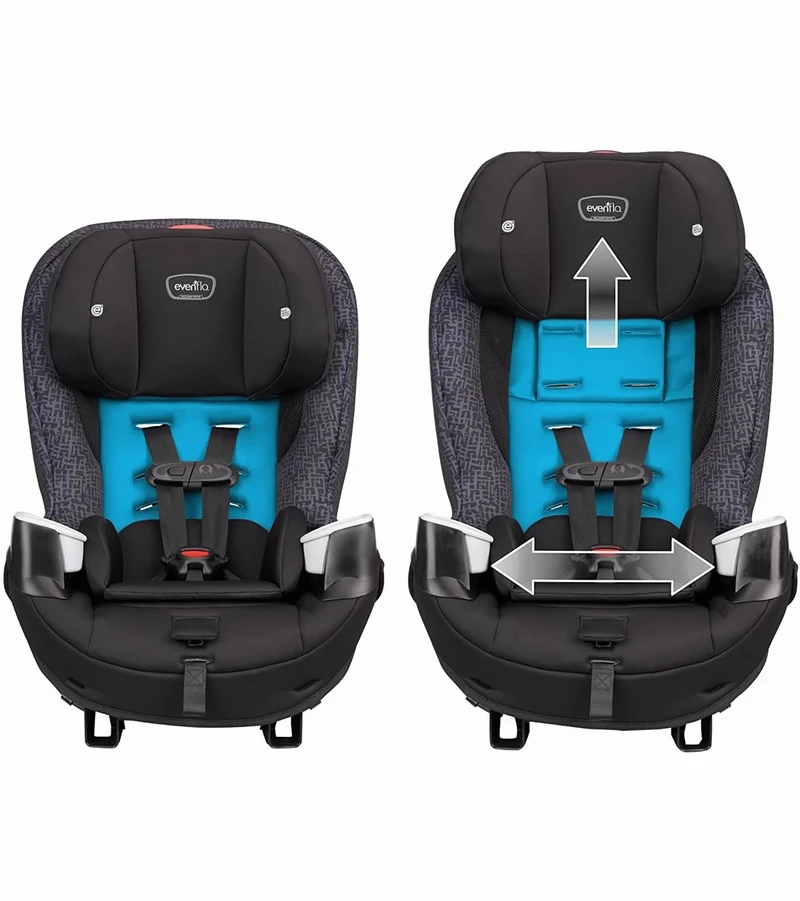 Evenflo Stratos Convertible Car Seat - Glacier 4 Evenflo Stratos Convertible Car Seat - Glacier - Image 4