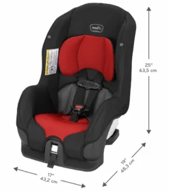 Evenflo Tribute LX Convertible Car Seat - Jupiter Red -Britax || Graco || Maxi-Cosi Shop evenflo tribute lx convertible car seat jupiter red 11