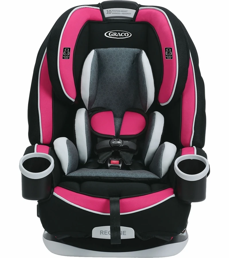 Graco 4Ever All-in-One Convertible Car Seat - Azalea 2 Graco 4Ever All-in-One Convertible Car Seat - Azalea - Image 2