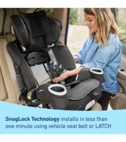 Graco 4Ever DLX SnugLock Grow 4-in-1 Convertible Car Seat - Henry -Britax || Graco || Maxi-Cosi Shop graco 4ever dlx snuglock grow 4 in 1 convertible car seat henry 90