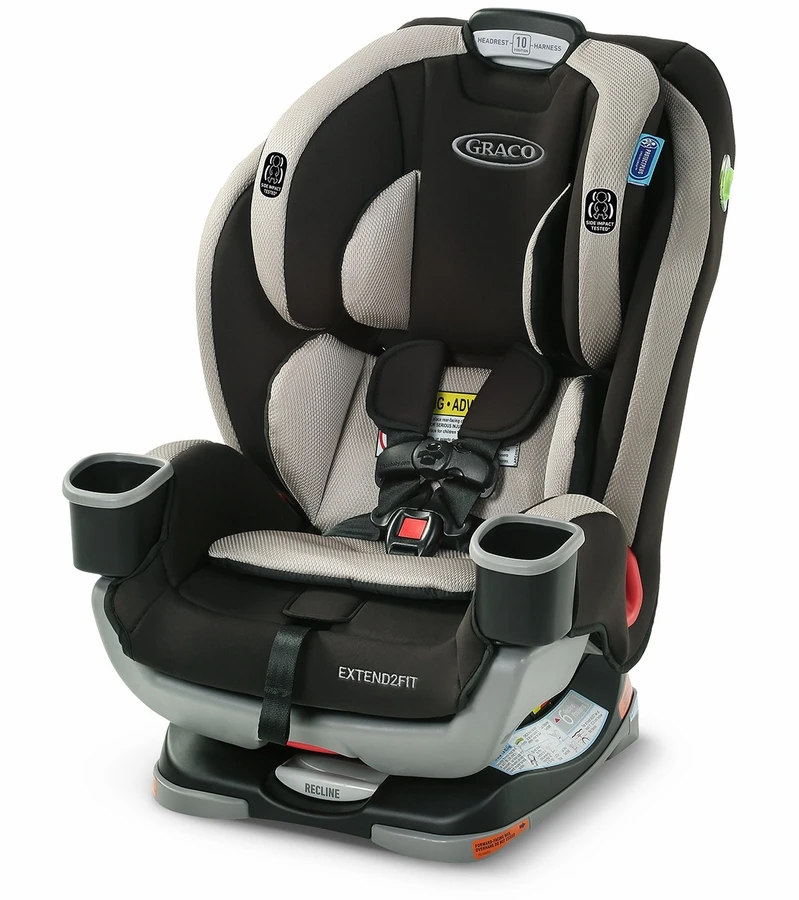 Graco Extend2Fit 3-in-1 All-in-One Convertible Car Seat - Stocklyn 1 Graco Extend2Fit 3-in-1 All-in-One Convertible Car Seat - Stocklyn