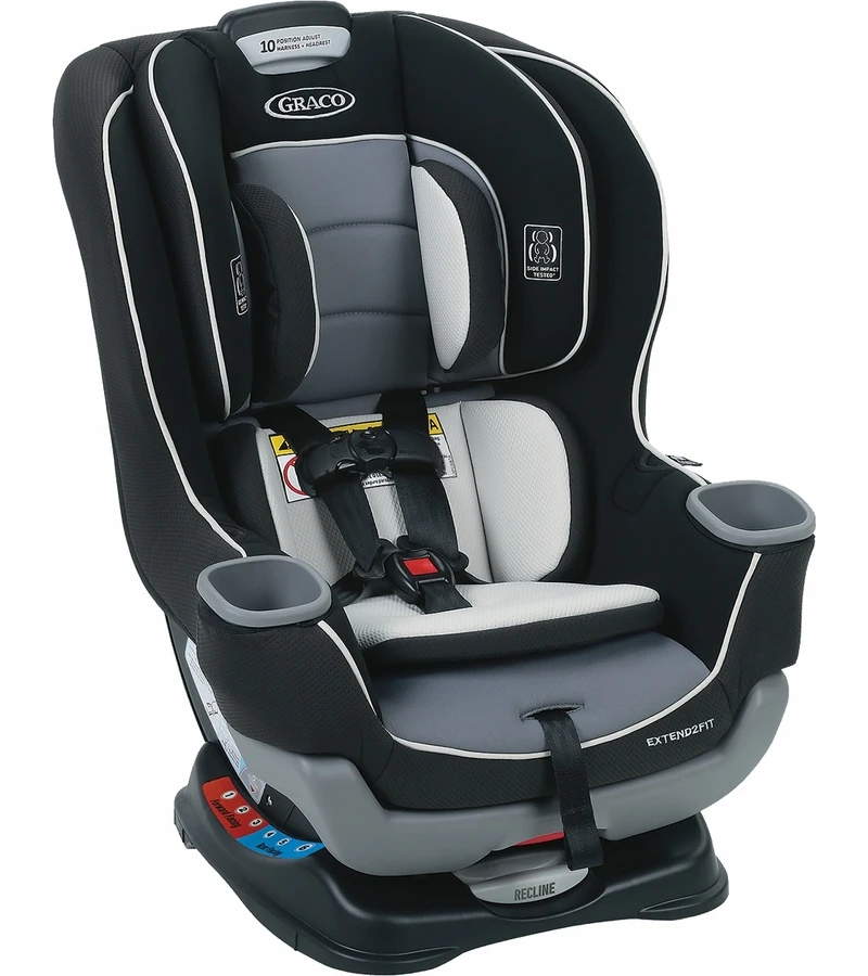 Graco Extend2Fit Convertible Car Seat - Gotham 2 Graco Extend2Fit Convertible Car Seat - Gotham - Image 2