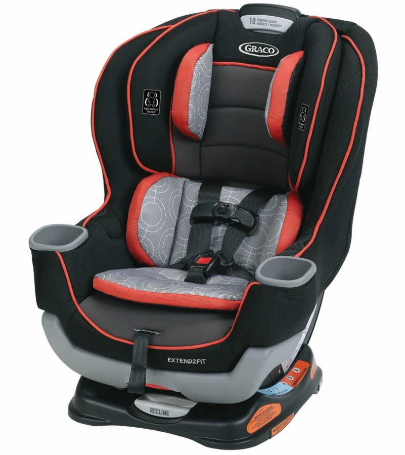 Graco Extend2Fit Convertible Car Seat - Solar 1 Graco Extend2Fit Convertible Car Seat - Solar