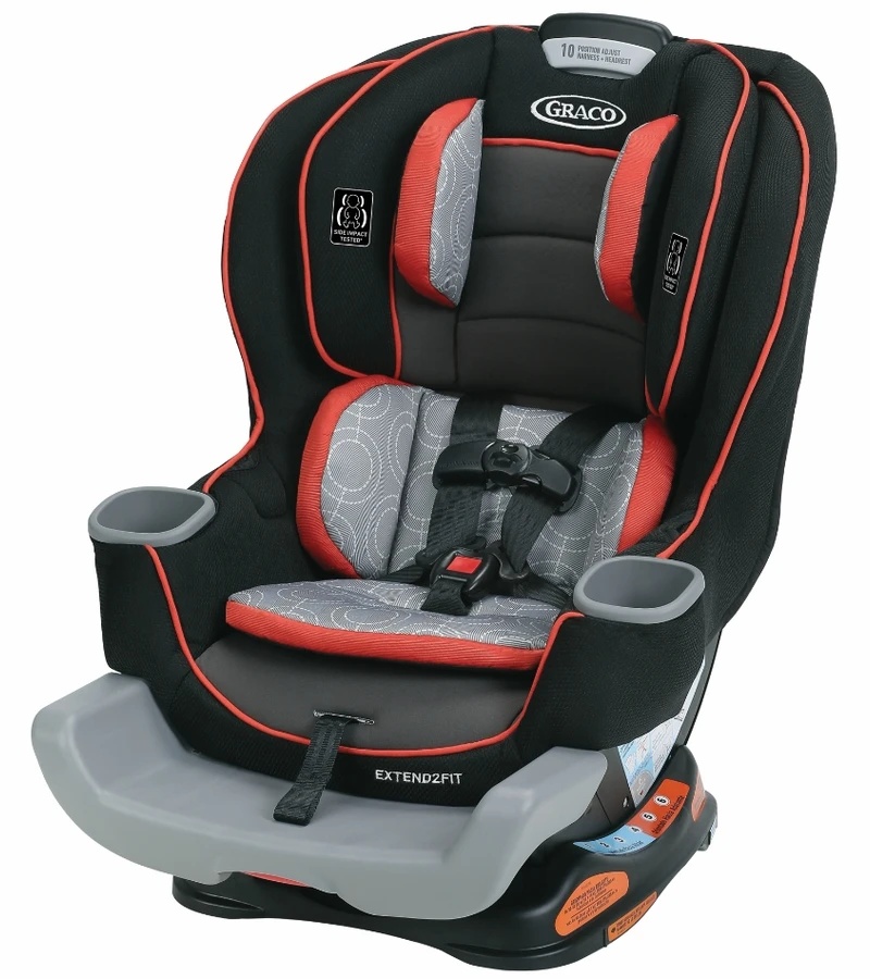Graco Extend2Fit Convertible Car Seat - Solar 2 Graco Extend2Fit Convertible Car Seat - Solar - Image 2