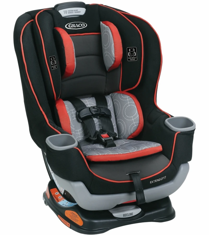 Graco Extend2Fit Convertible Car Seat - Solar 5 Graco Extend2Fit Convertible Car Seat - Solar - Image 5