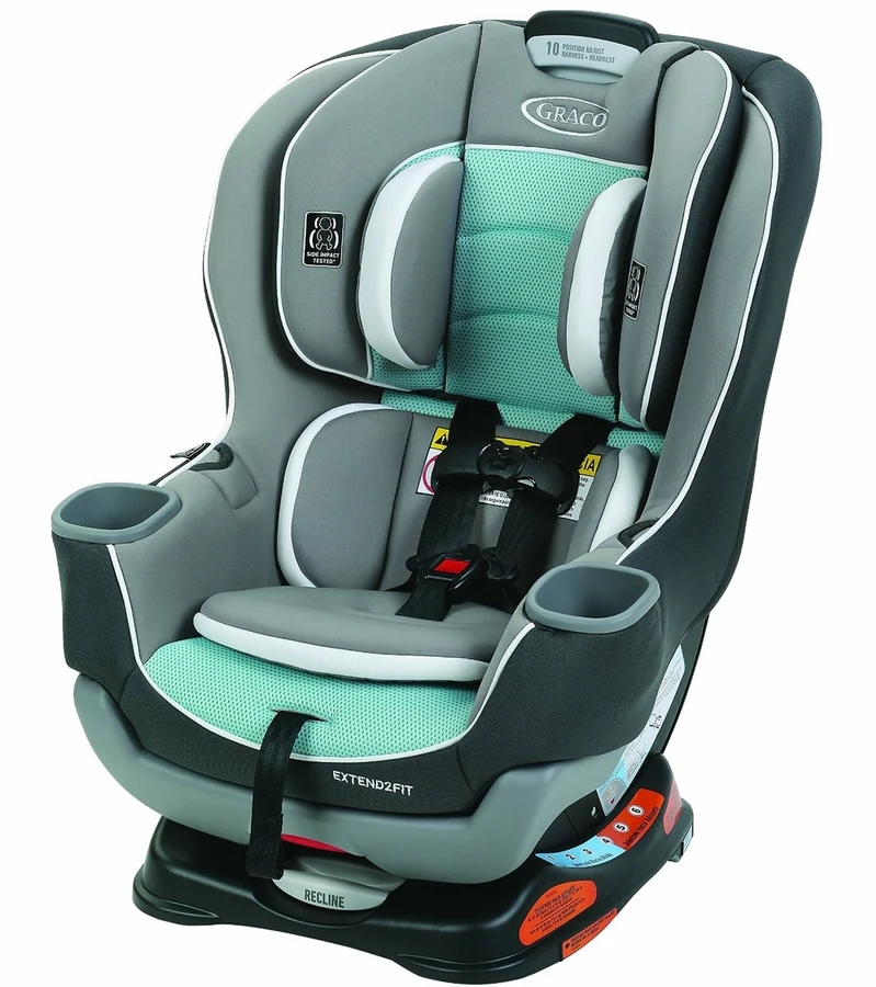 Graco Extend2Fit Convertible Car Seat - Spire 1 Graco Extend2Fit Convertible Car Seat - Spire