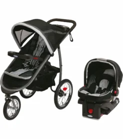 Graco FastAction Fold Jogger Click Connect Travel System - Gotham