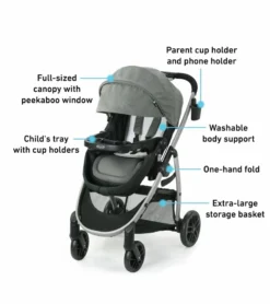 Graco Modes Pramette DLX Travel System - Huron -Britax || Graco || Maxi-Cosi Shop graco modes pramette dlx travel system huron 128