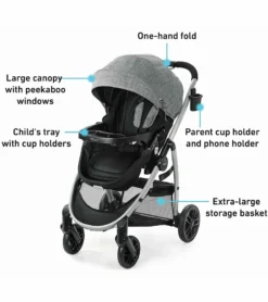 Graco Modes Pramette Travel System - Ellington -Britax || Graco || Maxi-Cosi Shop graco modes pramette travel system ellington 162