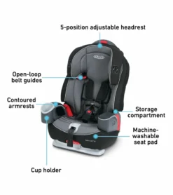 Graco Nautilus 65 3-in-1 Harness Booster Car Seat - Bravo 9 Graco Nautilus 65 3-in-1 Harness Booster Car Seat - Bravo -Britax || Graco || Maxi-Cosi Shop graco nautilus 65 3 in 1 harness booster car seat bravo 10