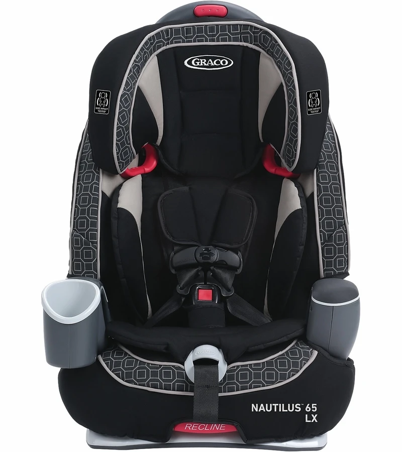 Graco Nautilus 65 LX 3-in-1 Harness Booster Car Seat 2021 - Pierce 2 Graco Nautilus 65 LX 3-in-1 Harness Booster Car Seat 2021 - Pierce - Image 2