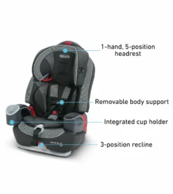 Graco Nautilus 65 LX 3-in-1 Harness Booster Car Seat - Conley 11 Graco Nautilus 65 LX 3-in-1 Harness Booster Car Seat - Conley -Britax || Graco || Maxi-Cosi Shop graco nautilus 65 lx 3 in 1 harness booster car seat conley 131