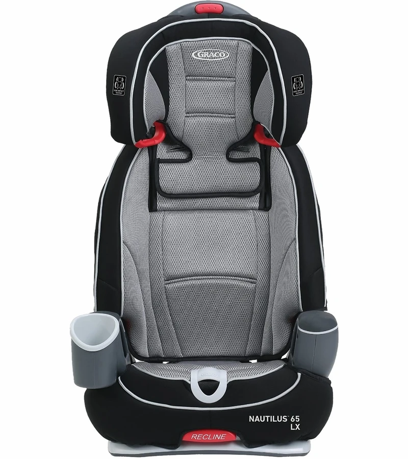 Graco Nautilus 65 LX 3-in-1 Harness Booster Car Seat - Matrix 3 Graco Nautilus 65 LX 3-in-1 Harness Booster Car Seat - Matrix - Image 3
