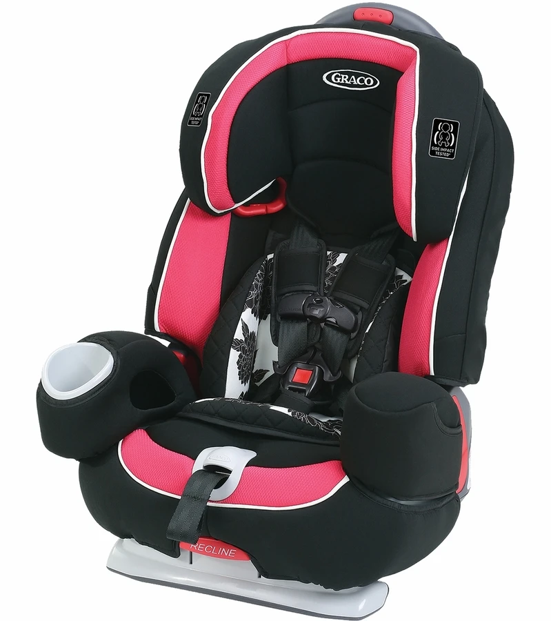 Graco Nautilus 80 Elite 3-in-1 Harness Booster Car Seat - Azalea 1 Graco Nautilus 80 Elite 3-in-1 Harness Booster Car Seat - Azalea