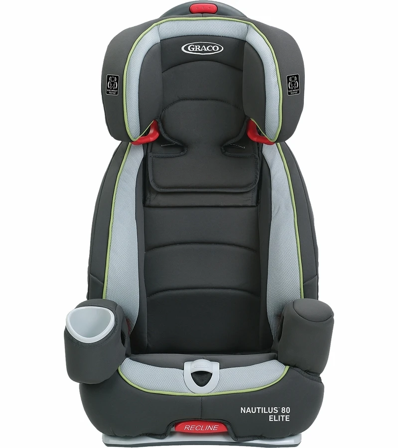 Graco Nautilus 80 Elite 3-in-1 Harness Booster Car Seat - Go Green 4 Graco Nautilus 80 Elite 3-in-1 Harness Booster Car Seat - Go Green - Image 4