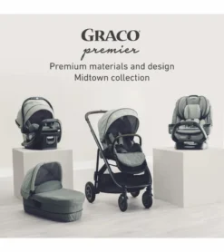 Graco Premier SnugRide SnugFit 35 XT Infant Car Seat - Midtown -Britax || Graco || Maxi-Cosi Shop graco premier snugride snugfit 35 xt infant car seat midtown 133