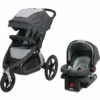 Graco Relay Click Connect Travel System - Glacier