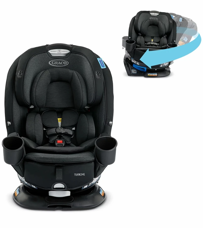 Graco Turn2Me 3-in-1 Rotating Convertible Car Seat - Cambridge 1 Graco Turn2Me 3-in-1 Rotating Convertible Car Seat - Cambridge