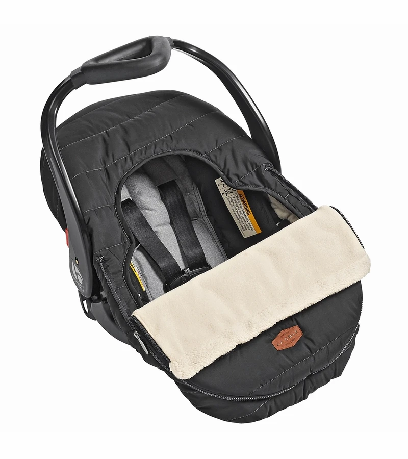 JJ Cole Car Seat Cover - Heather Gray 2 JJ Cole Car Seat Cover - Heather Gray - Image 2