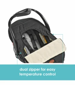 JJ Cole Car Seat Cover - Black -Britax || Graco || Maxi-Cosi Shop jj cole car seat cover heather gray 60 2