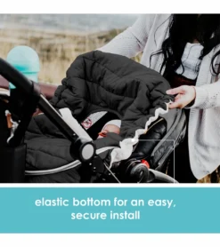 JJ Cole Car Seat Cover - Black -Britax || Graco || Maxi-Cosi Shop jj cole car seat cover heather gray 61 2