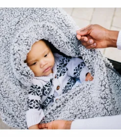 JJ Cole Cuddly Car Seat Cover - Gray 9 JJ Cole Cuddly Car Seat Cover - Gray -Britax || Graco || Maxi-Cosi Shop jj cole cuddly car seat cover gray 153