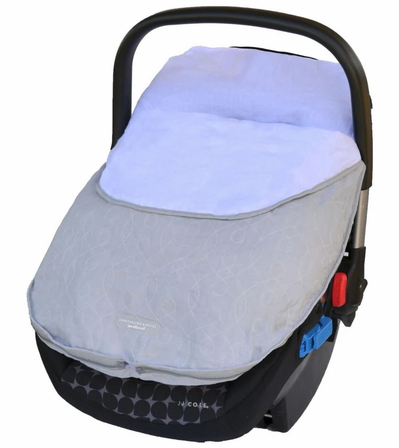 JJ Cole Muslin Bundleme - Gray Stitch 1 JJ Cole Muslin Bundleme - Gray Stitch