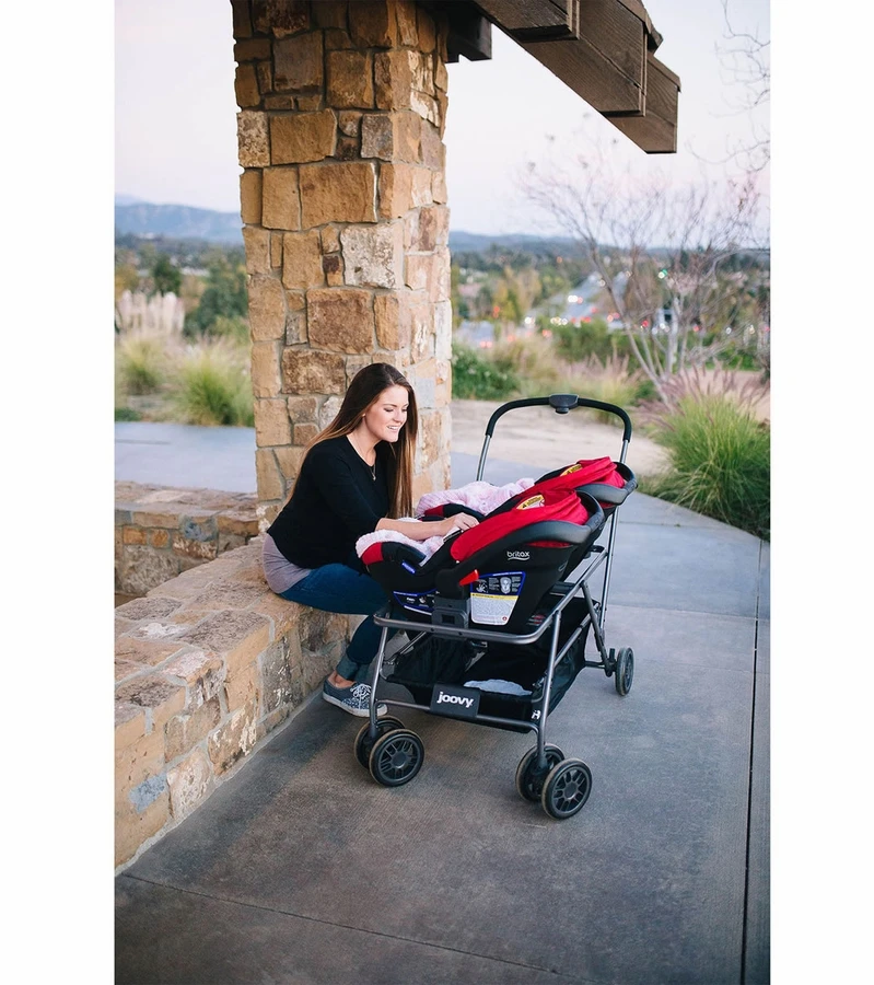 Joovy TwinRoo+ Infant Car Seat Frame Stroller 6 Joovy TwinRoo+ Infant Car Seat Frame Stroller - Image 6