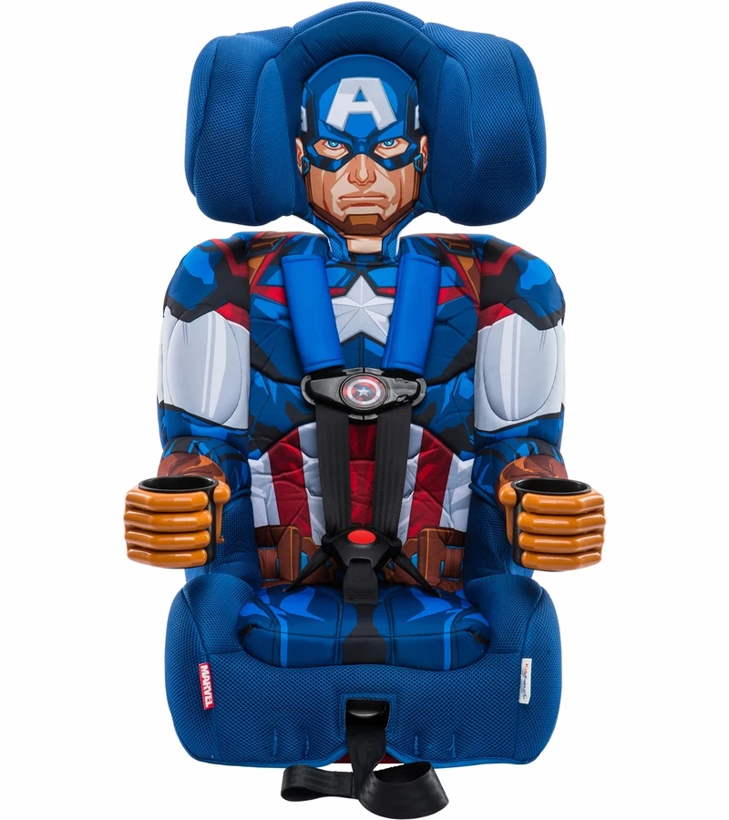 KidsEmbrace Harness Booster Car Seat - Captain America 4 KidsEmbrace Harness Booster Car Seat - Captain America - Image 4