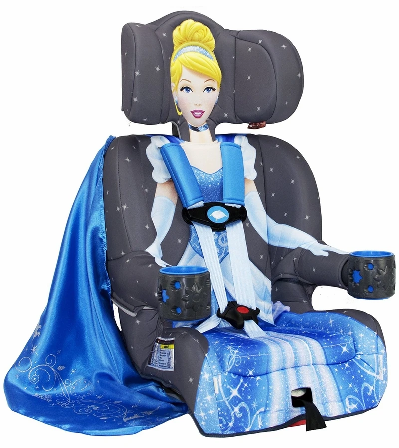 KidsEmbrace Harness Booster Car Seat - Cinderella Platinum 1 KidsEmbrace Harness Booster Car Seat - Cinderella Platinum