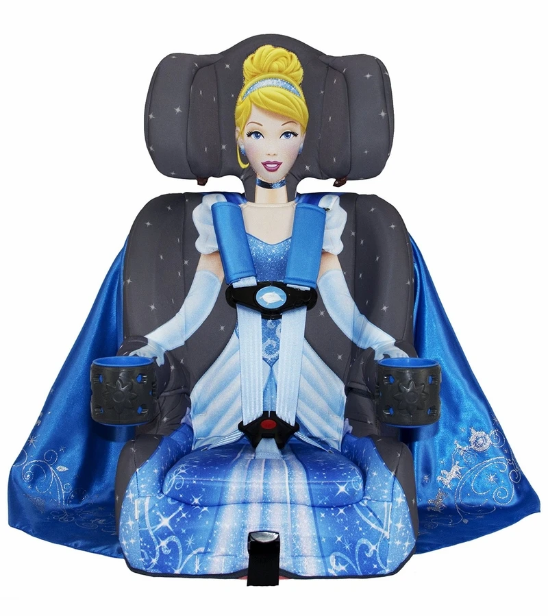 KidsEmbrace Harness Booster Car Seat - Cinderella Platinum 2 KidsEmbrace Harness Booster Car Seat - Cinderella Platinum - Image 2