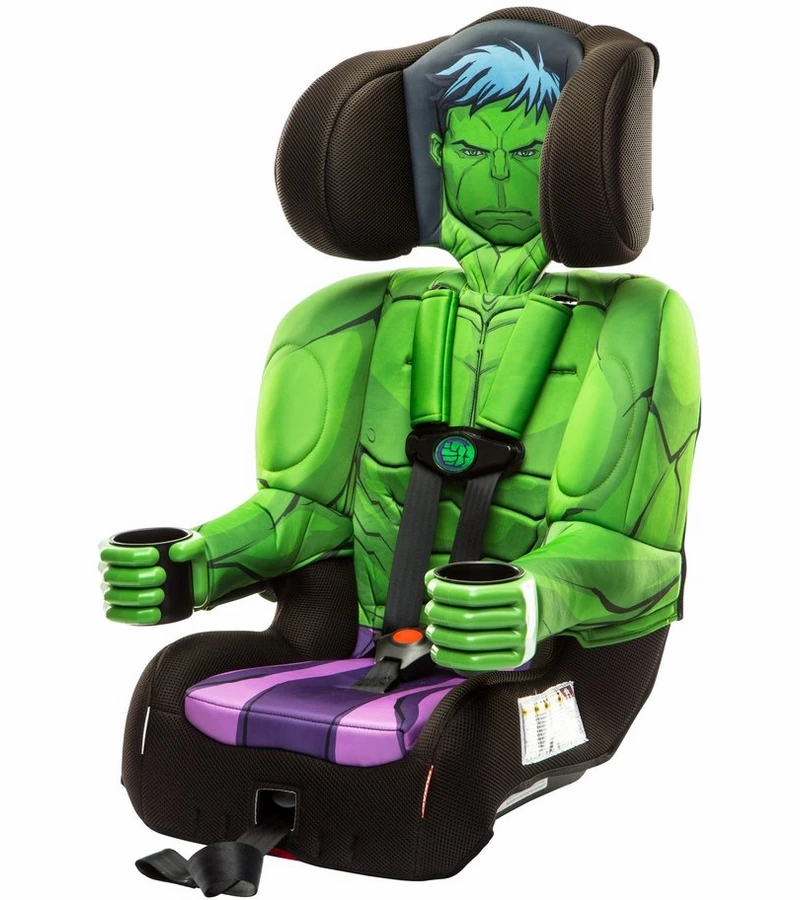 KidsEmbrace Harness Booster Car Seat - Hulk 1 KidsEmbrace Harness Booster Car Seat - Hulk