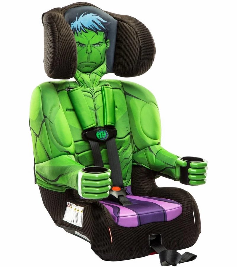 KidsEmbrace Harness Booster Car Seat - Hulk 2 KidsEmbrace Harness Booster Car Seat - Hulk - Image 2